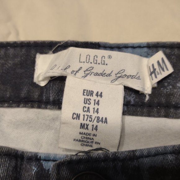 H&M LOGG Ladies Jeans - Size 14 - Picture 5 of 6